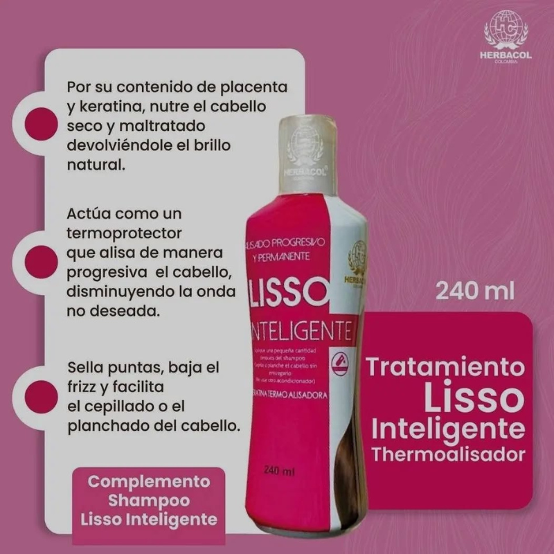 KIT Alisado Lisso Inteligente + 10 Sachets de Regalo [LIQUIDACIÓN DE STOCK]